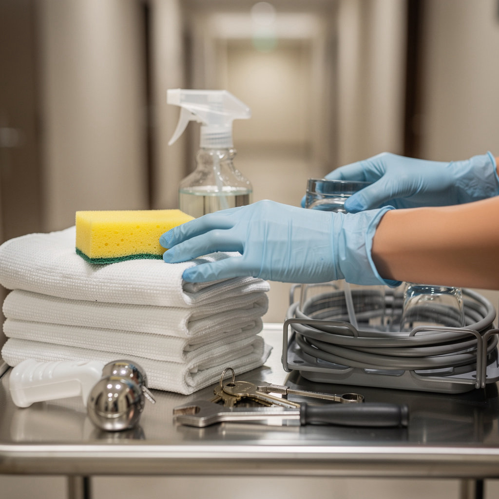 SouthCoast Services Company, LLC professional cleaning staff maintaining hotel facilities in La Jolla, CA