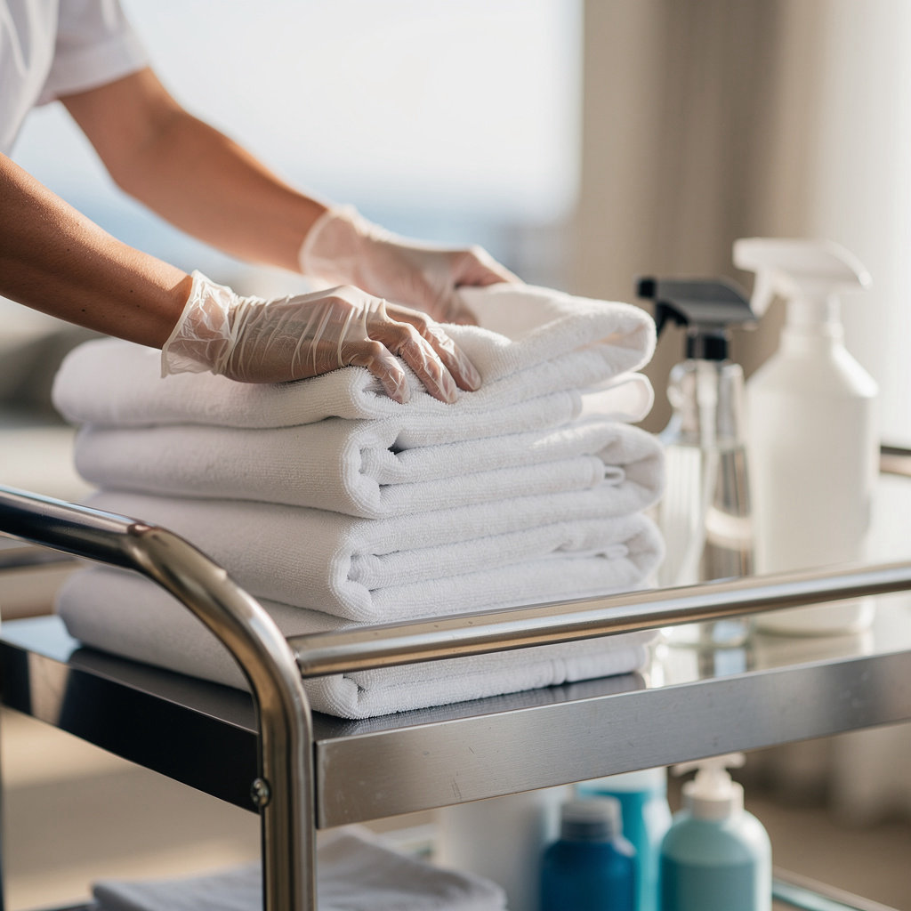 SouthCoast Services Company, LLC professional team meeting with hotel management in La Jolla for expert staffing solutions